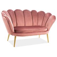 Sofa Tristan Bluvel 52/golden