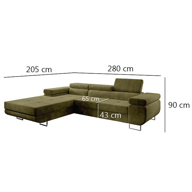 Ecksofa Lotus L Monolith 38