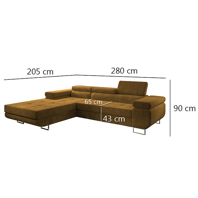 Ecksofa Lotus L Monolith 48