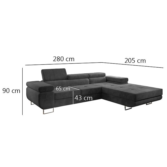 Ecksofa Lotus R Monolith 95