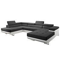 Ecksofa Lotus U link Orinoco 100+Madryt 120