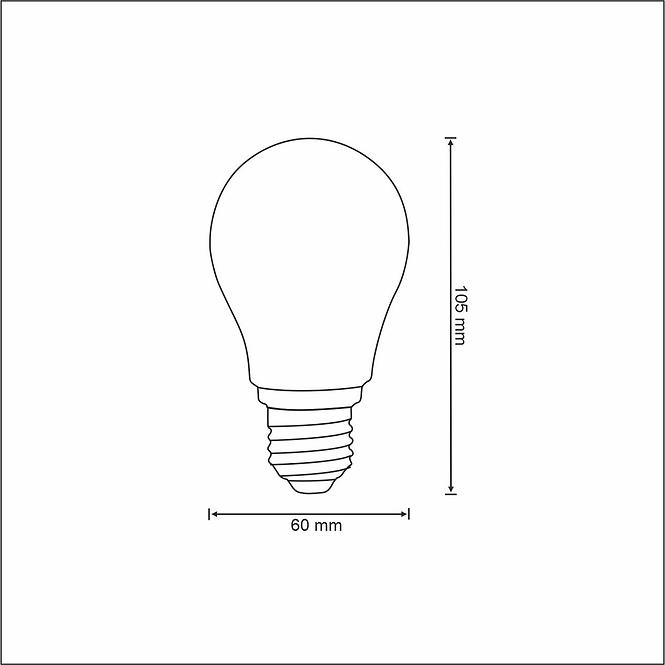 POLUX LED Glühbirne A60 E27 7W Klar 2700-6500K + RGB WIFI TUYA