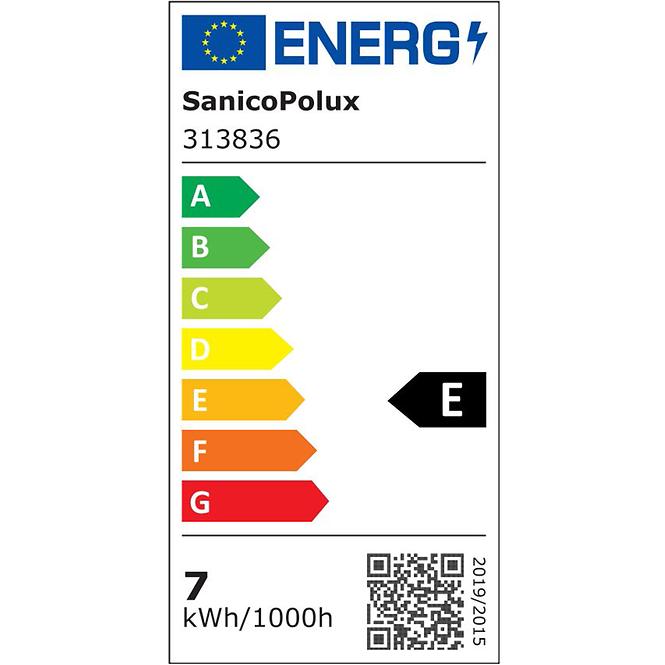 POLUX LED Glühbirne A60 E27 7W Klar 2700-6500K + RGB WIFI TUYA