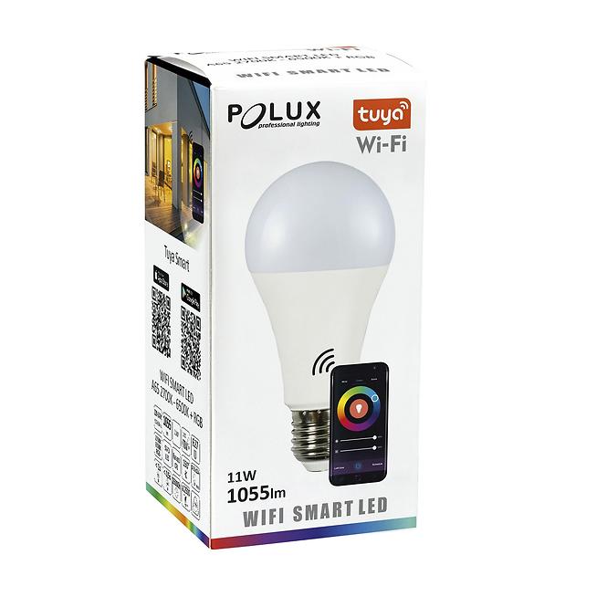 POLUX LED-Lampe A65 E27 11W 2700-6500K + RGB WIFI TUYA