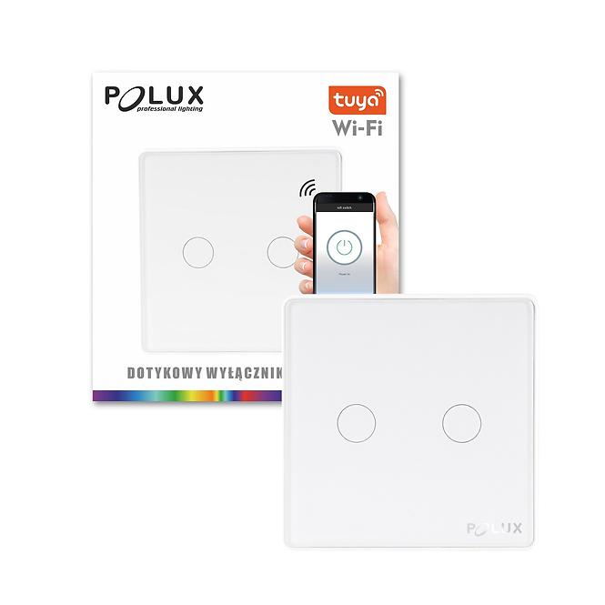 Doppelschalter POLUX SMART WIFI TUYA weiß