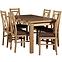 Esszimmer Set Uranos 1+6 St28 140/80/180 W-114 Eiche Artisan