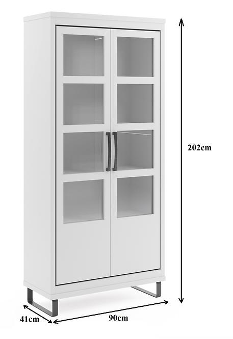 Vitrine Capri C12 Weiß