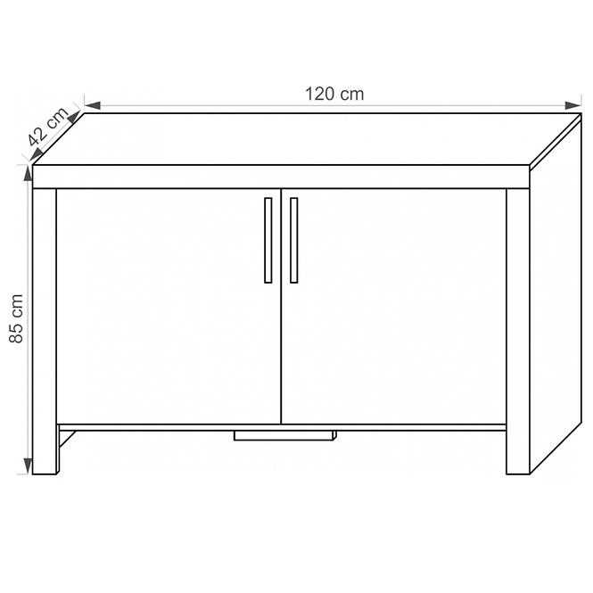 Schrank Cezar 12 Sonoma