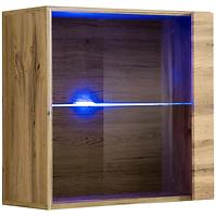 Vitrine Switch WW3 Eiche Wotan +LED