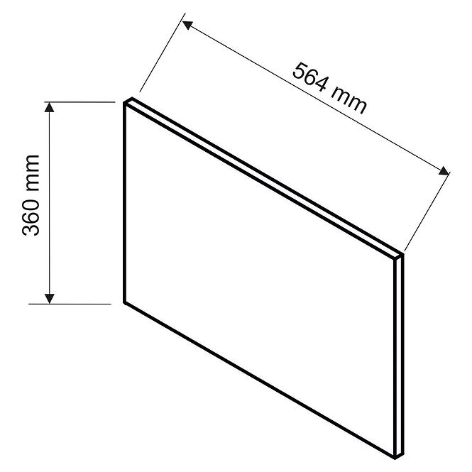 Seitenwand Livia 360x564 Eiche Taiga