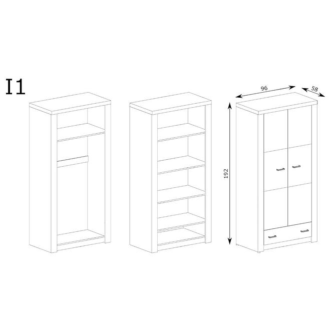 Schrank 2d1s Indianapolis I1 Jasan Helle