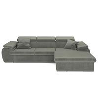 Ecksofa Polo P Kronos 15 + Kissen Kronos 15