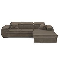 Ecksofa Polo P Paros 04 + Kissen Paros 04