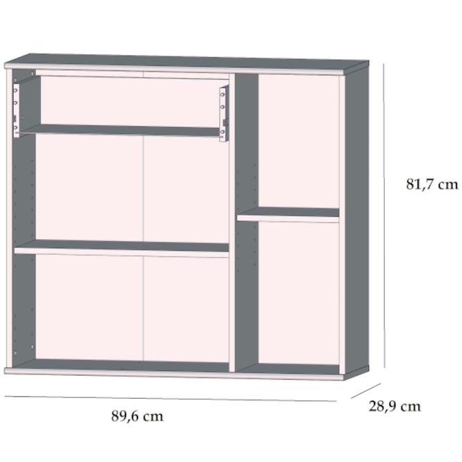 Kommode Niko 90 cm Eiche Sonoma