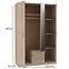 Schrank Niko 123cm Eiche Sonoma,2