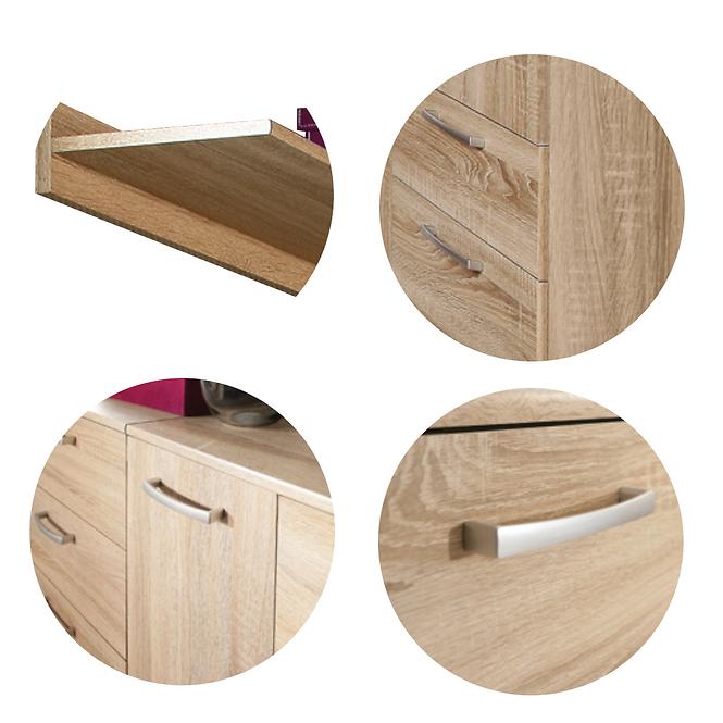 Schrank Niko 82cm Eiche Sonoma