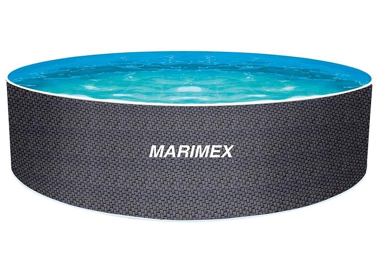 Stahlrahmenpool Orlando 3,66x1,22 m Rattan