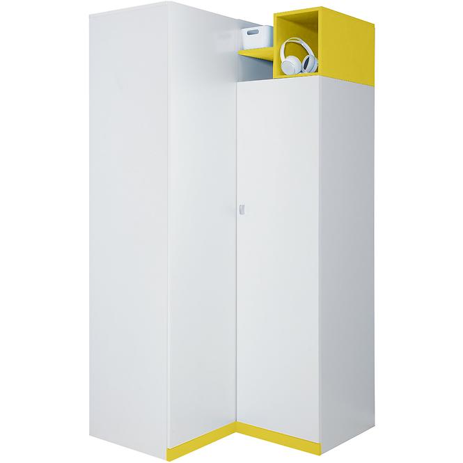 Schrank Mobi MO-1 weiß lux / gelb