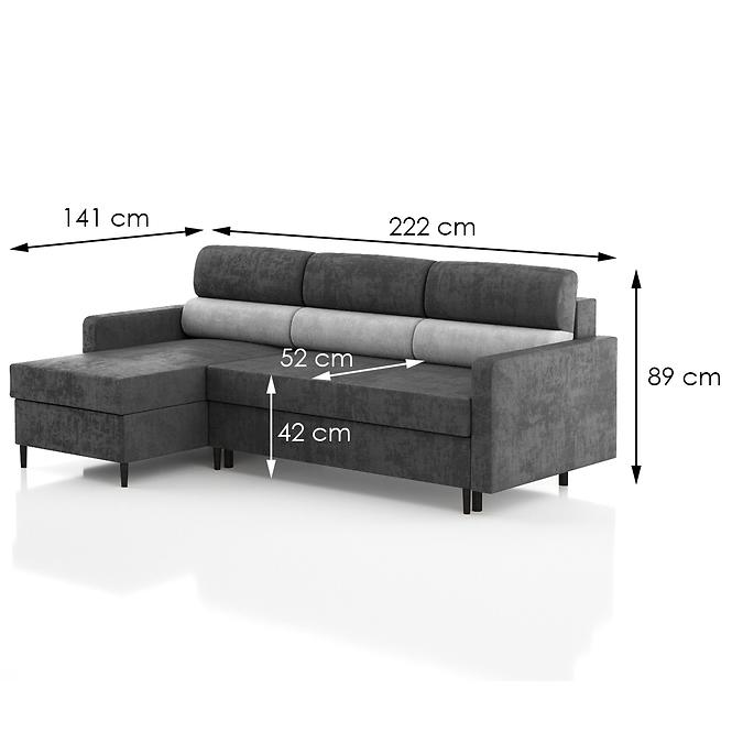 Ecksofa Olivio Monolith 97/84