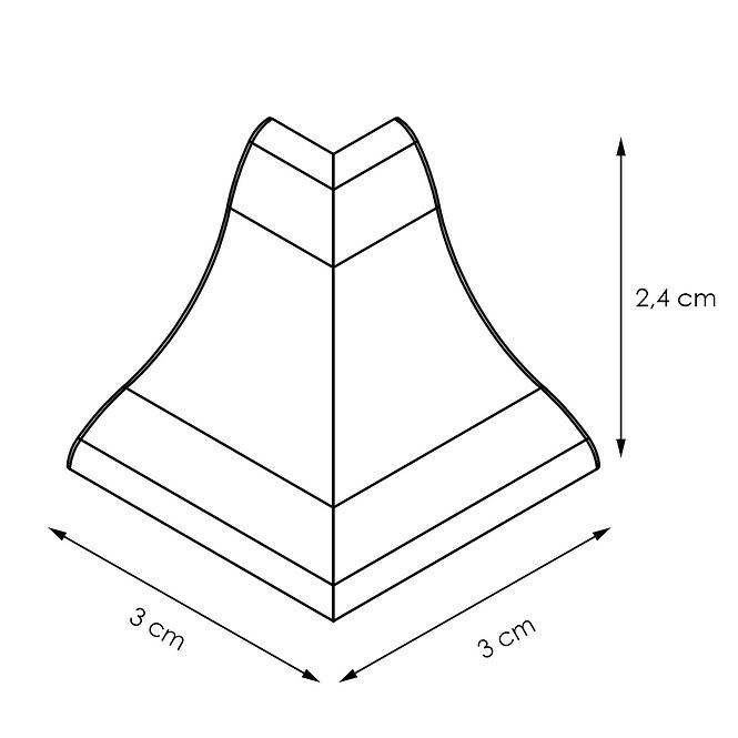 Außenkante – Eiche Carpenter  Lws-149