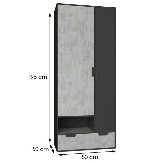 Schrank Nano Na2 enigma/graphit