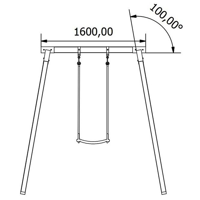 Schaukel Hector I 223x264x226 cm