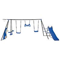 Metallspielplatz Max 216x139x180 cm blau