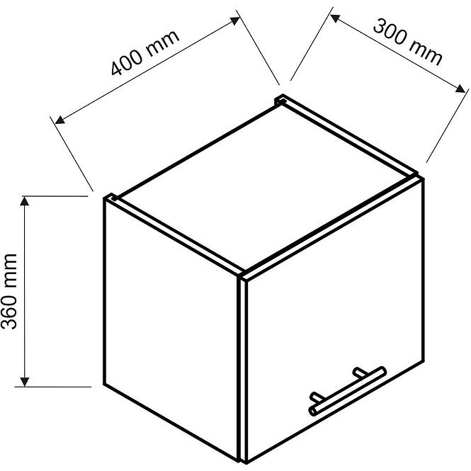 Küchenzeile Irma W40okgr grün  matt