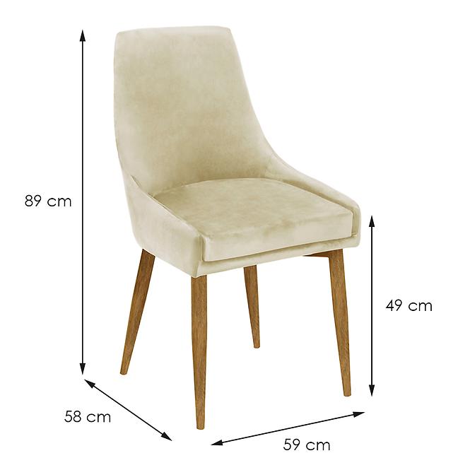 Stuhl Calgary 80066E beige