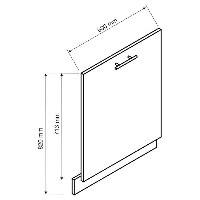 Türen für einbauspülmaschine Max 60pz flaschengrün