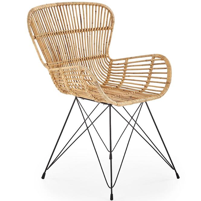 Stuhl K335 Rattan/Metall Natural