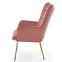 Sessel Castel 2 rosa/gold,3