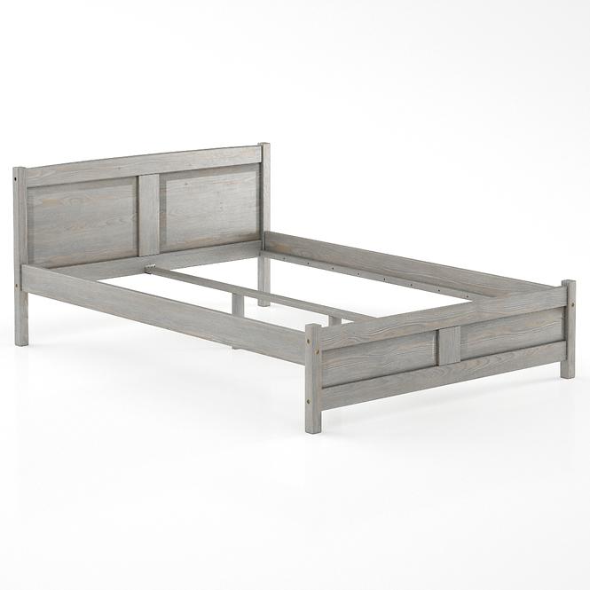 Bett kiefernholz LK104–140x200 grey