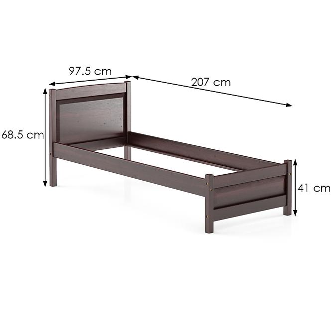 Bett Buche LK180–90x200 natürlich