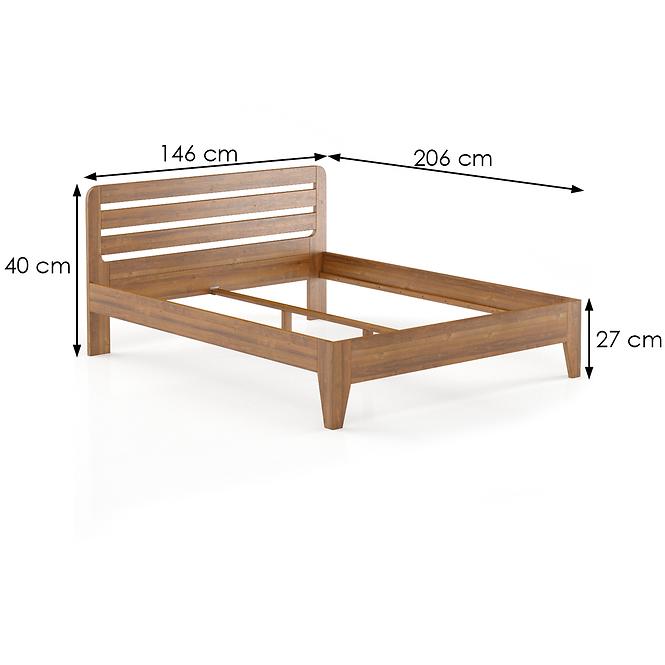 Bett Buche Lk189–140x200 Cognac