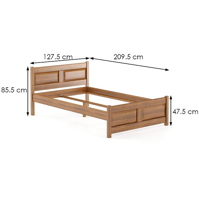 Bett Buche Lk109–120x200 Cognac