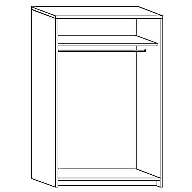 Schrank Metis I 81cm Eiche Sonoma