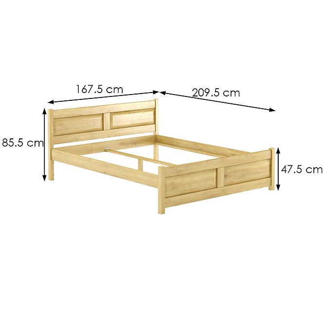 Bett Buche Lk109–160x200 rustikal