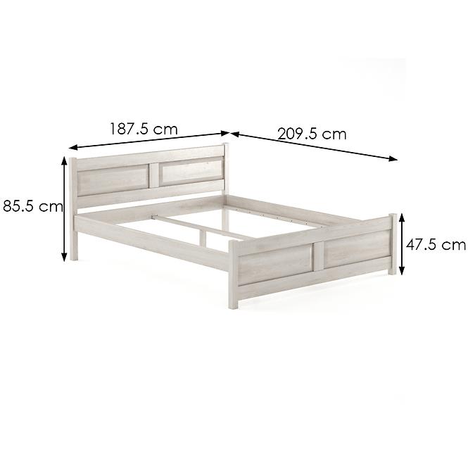 Bett Buche Lk109–180x200 grey