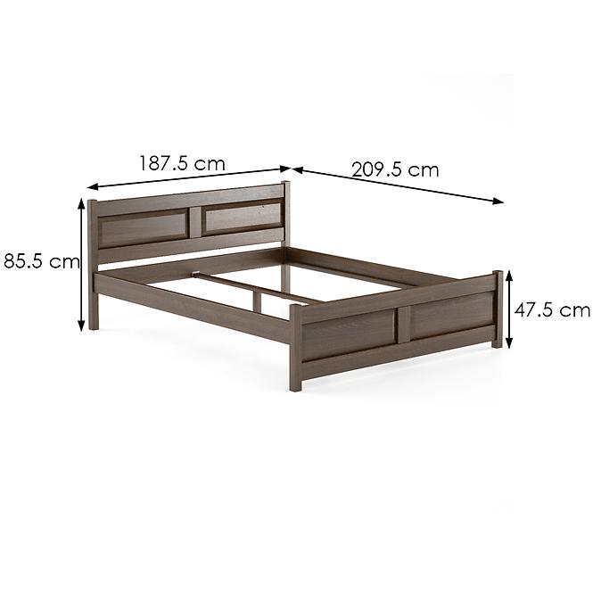 Bett Buche Lk109–180x200 Nuss