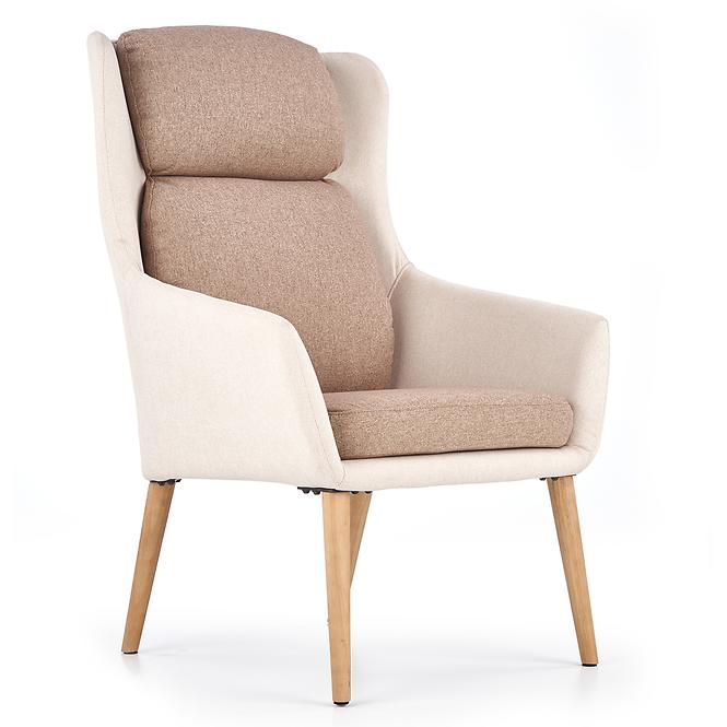 Sessel Purio beige-braun