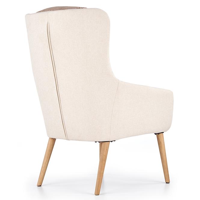 Sessel Purio beige-braun