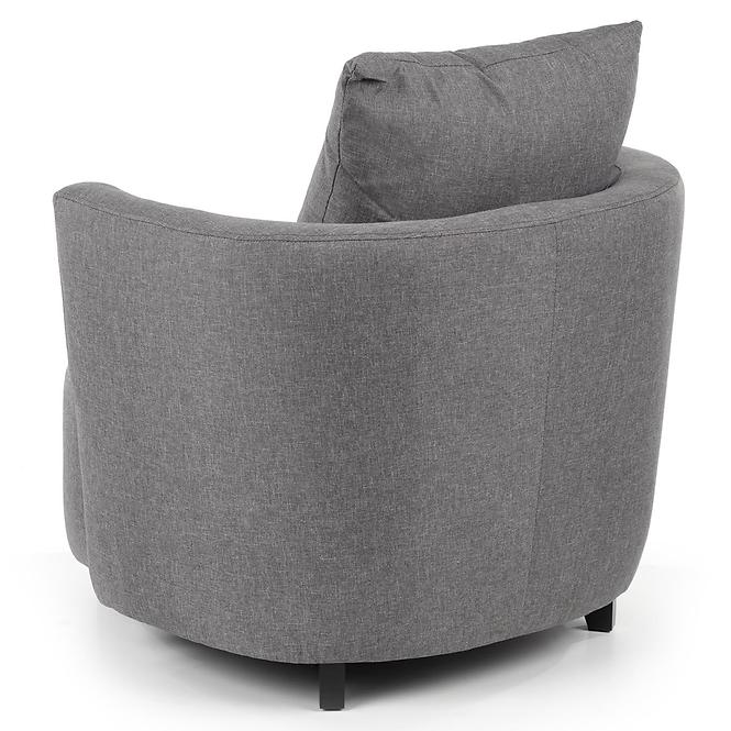 Sessel Hampton mit Hocker Aschgrau