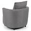 Sessel Hampton mit Hocker Aschgrau,4