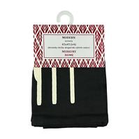 Serviette MODERN schwarz mit Muster 45x45 Set 4 Stk