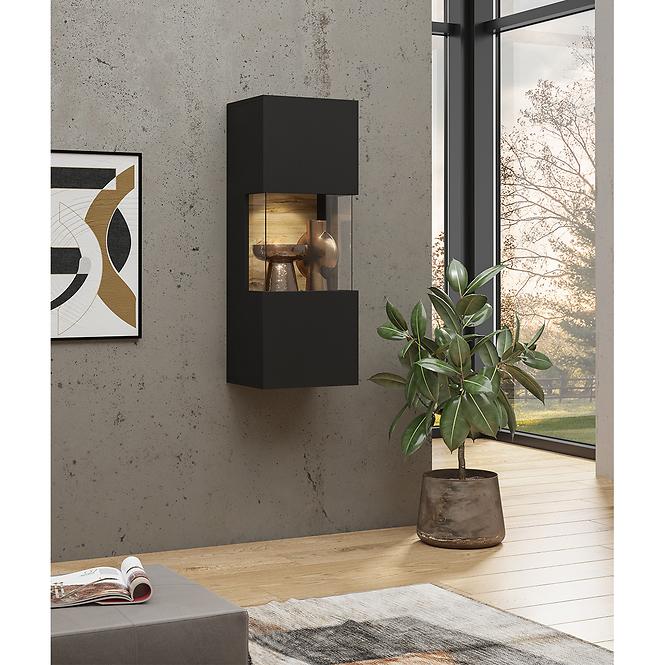 Vitrine 1D Ava 07 schwarz