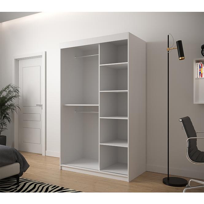 Schrank Heksagon 1 120 weiß/weiß