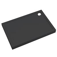 Duschwanne rechteckig Black Mat 80x120x12 Espera Plus AQM4638CMG