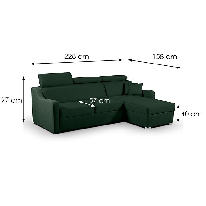 Ecksofa Melfi U Malmo 37