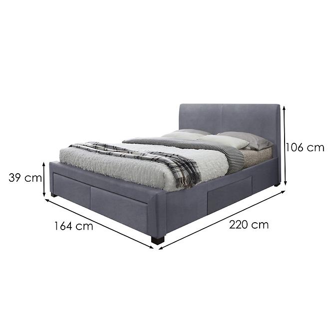 Bett Modena 3 160 Aschgrau